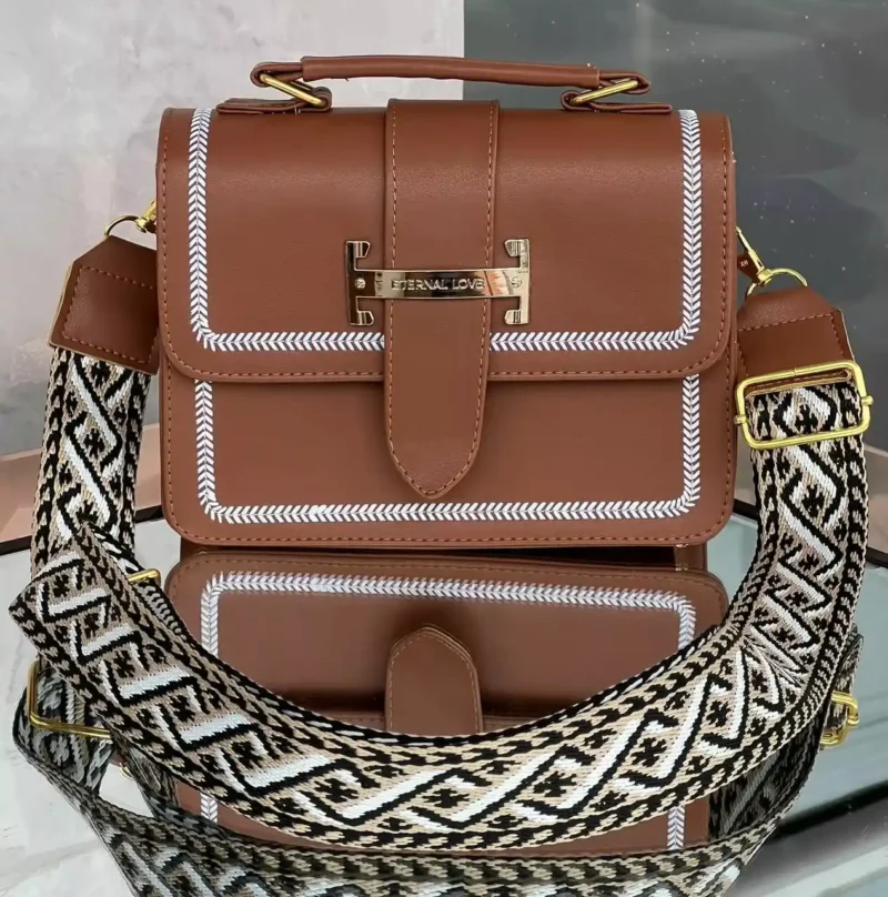 Bolso Cajita Sultana Caramelo