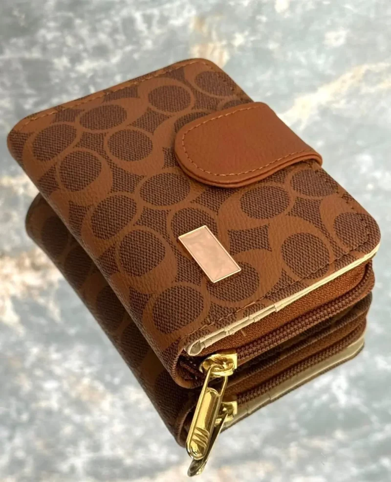 Billetera Corta Con Tapa Coach